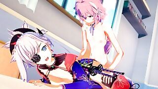 Fate Grand Order: Astolfo Pounds Musashi (3d Hentai)