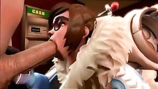 Mei is on Fire (overwatch)