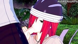Koikatsu Party Tayuya and Sasuke Public Fucking