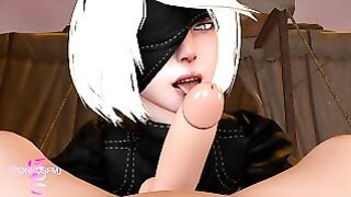 2b and 9s Femdom Sex