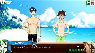 Camp Mate – Natsumi Having Fun With Keitaro at Beach