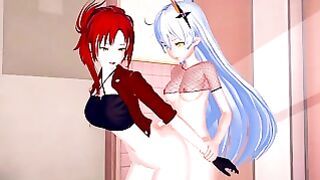 Honkai Impact Futa Kiana X Murata Himeko 3d Hentai