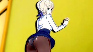 Fate  Saber 3d Hentai