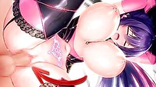 Hentai a Beauty With Big Tits and Sexy Stockings Loves the Doggy Style Pose and Nasty Sex