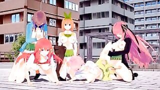 Go Toubun No Hentai Orgy Futanari 3d