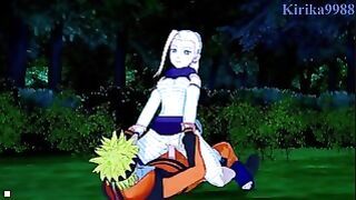 Ino Yamanaka and Naruto Uzumaki Have Deep Sex in a Yard at Night. – Naruto Anime Porn