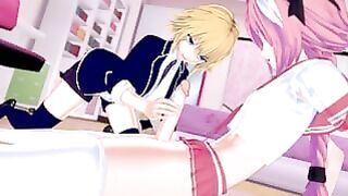 Fate  Astolfo Pounding Jeanne D’arc