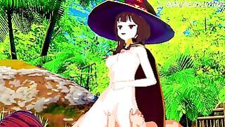 Megumin Cowgirl Creampie – Konosuba Hentai