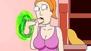 Rick and Morty – a Way Back House – Sex Scene Only – Part 27 Summer #3 By Loveskysanx
