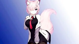 Busty Kitsune Teacher Gets Turned on After Catching You Drawing Erotic Art in Class!