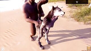 Wild Life Horny Wolf Girl Rasha Craves Human Cock