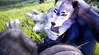 Furry Female Wolf Rhino Fuck Wild (some Pee) | Lunatic Life Furries