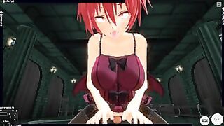 3d Hentai Pov Devil Girl Saddled Your Cock and Took a Creampie in Her Pussy