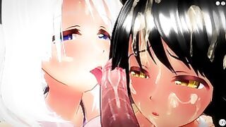 Black Plus White [3d Hentai, 4k, 60fps, Uncensored]