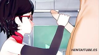 Boku No Hero Boruto Naruto Hentai 3d – Bakugou Katsuki Sarada Uzumaki Sex on School – Animation Rough Sex Manga