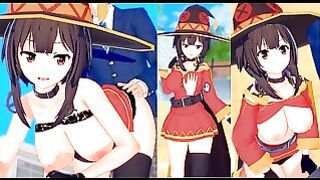 3dcg )[hentai Game Koikatsu! Konosuba Megumin(anime 3dcg