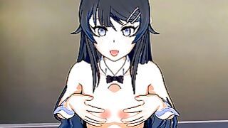Bunny Girl Senpai – Mai Sakurajima Titty Fuck (3d Hentai)