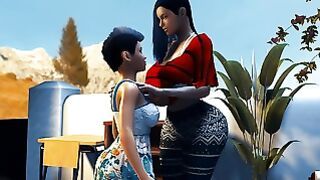 Big Boob Teen Grows Into a Giantess – Height Comparison Tits Expansion