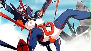 Kill La Kill Double Penetration With Tentacles