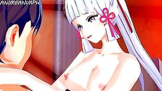 Genshin Impact Kamisato Ayaka POV Sensual Sex With Hot Teen