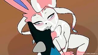 Un Festival De Diversi N De Lucario Y Sylveon
