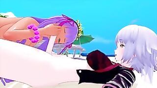 Futa Fate Jalter X Bb (3d Hentai)