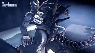 Night Action She Xenomorph Futanari