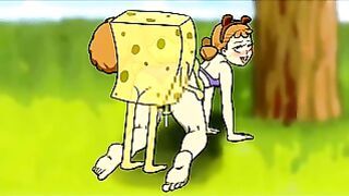 If Spongebob Squarepants-sandy Be Enjoy Human in R18 Video?