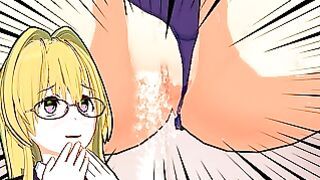 Sexy Cartoon Teacher Tearju Lunatique Squirts on Your Face