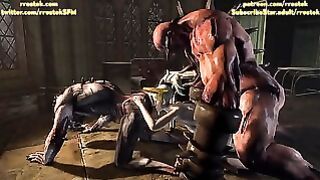 Overwatch Mercy Getting a By Demon Monsters 3d Animation