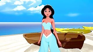 Aladdin – Sex With Jasmine – Disney – 3d Hentai