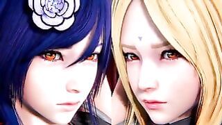 Naruto Futa – Tsunade Vs Konan – 3d Anime