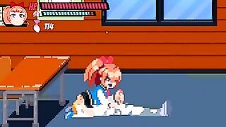 Erotic City Girls [hentai Pixel Game] Mixed Sex Facial Blowjob When Face Siting