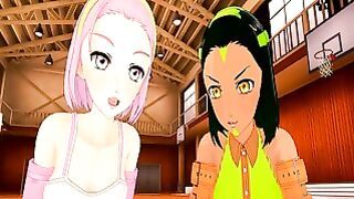 3d Hentai)(futa)(jojo’s Bizarre Adventure) Sex With Reimi and Ermes