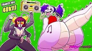 Purplemantis Twerk Assjob Compilation 2021