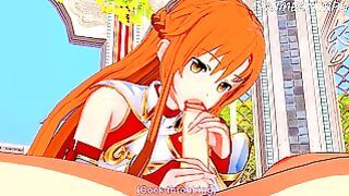 Sword Art Online Hentai: Asuna Sucks Dick