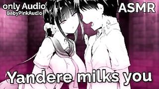 Asmr – Yandere Milks You (handjob, Blowjob, Bdsm) (audio Roleplay)