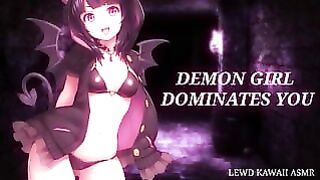 Demon Girl Dominates You (sound Porn) (english asmr)