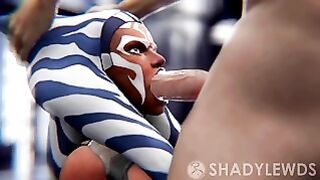 Ahsoka Tano Star Wars Deepthroat Facefuck