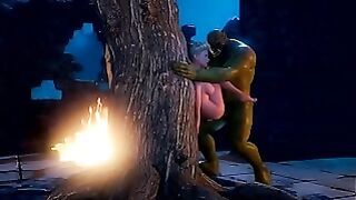 Monster Fuck Big Tits Girl anime
