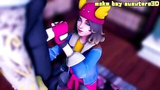Skye doing a hot handjob