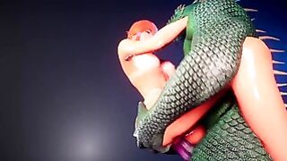 Two Cocks Monster X Busty Readhead