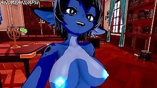 Smolder the Smol Dragon Hentai 3d