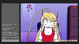 Curly Brace: Game Computer anime Cartoon toon Funny animation Cam Sweet Robot Cam Sexy anime Porn