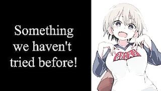 Cum on Her Big Oppai! – Uzaki Chan anime Porn Joi