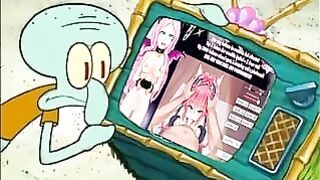 Vivi Brings It around town ~ Lewdtuber ~ Edit By Mixtrix ~ I Got a Cat Maid! ~ Spongebob