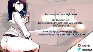 Thighjob from Naughty Girlfriend asmr Thighjob anime Lover Thicc Thighs audio