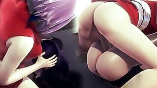 [naruto] Sakura Growed Huge Futa Dick and Banged Hinata (3d Porn 60 Fps)