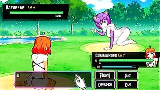 Oppaimon [hentai Pixel Game] Ep.4 Rafapfap Ripped Clothes in Pokemon Parody