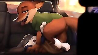 Zootopia Bunny Bitch Gets Fucked in Van